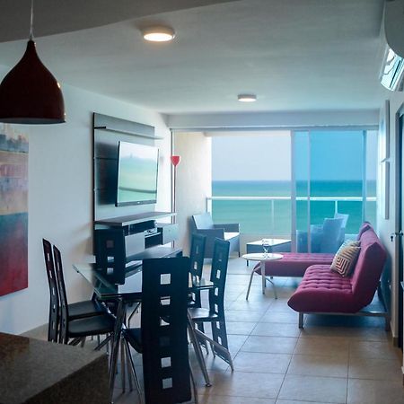 Lindo Departamento Al Pie De Playa Edificio Torre Oceanica Apartment Salinas  Luaran gambar