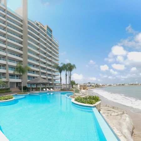 Lindo Departamento Al Pie De Playa Edificio Torre Oceanica Apartment Salinas  Luaran gambar