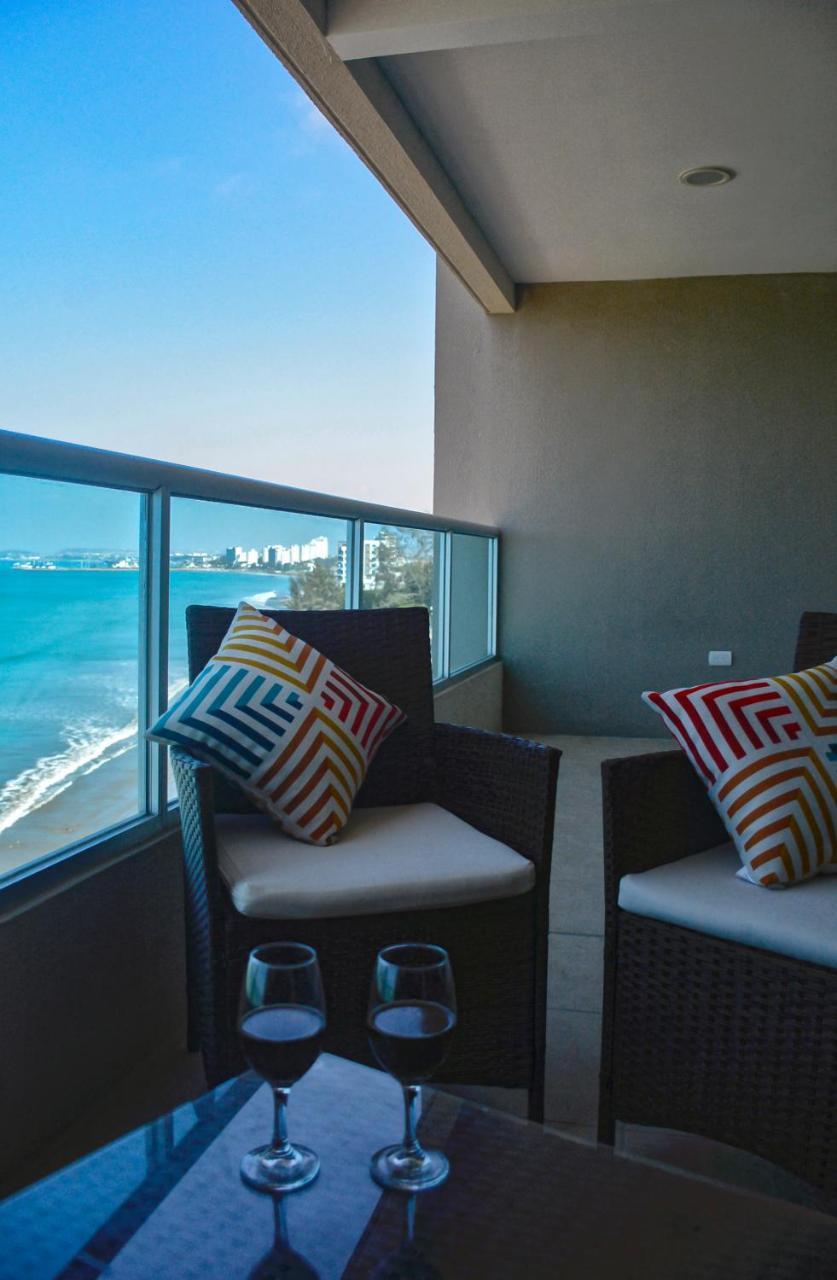 Lindo Departamento Al Pie De Playa Edificio Torre Oceanica Apartment Salinas  Luaran gambar