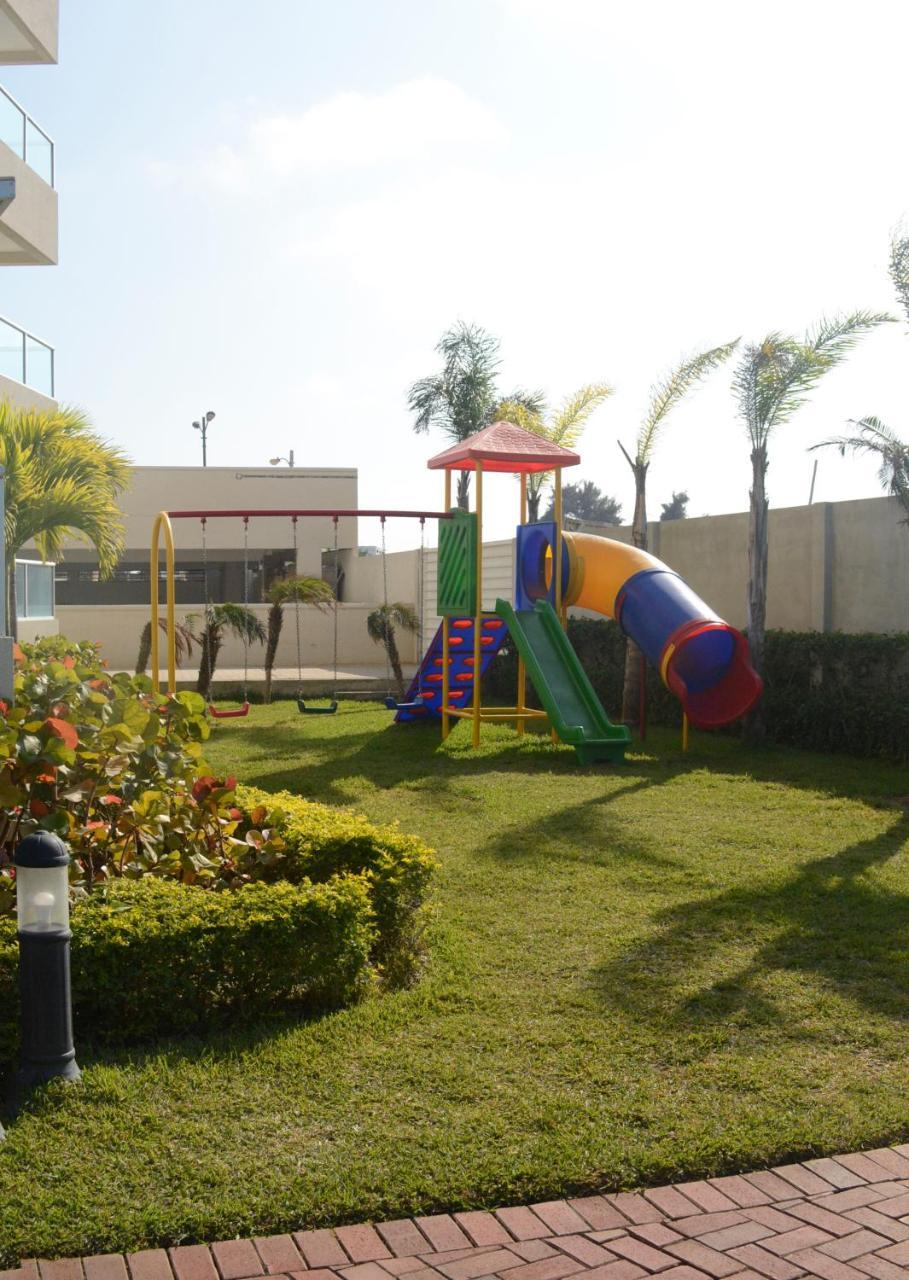 Lindo Departamento Al Pie De Playa Edificio Torre Oceanica Apartment Salinas  Luaran gambar